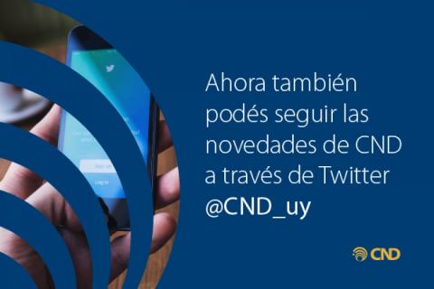 Seguí a CND en Twitter