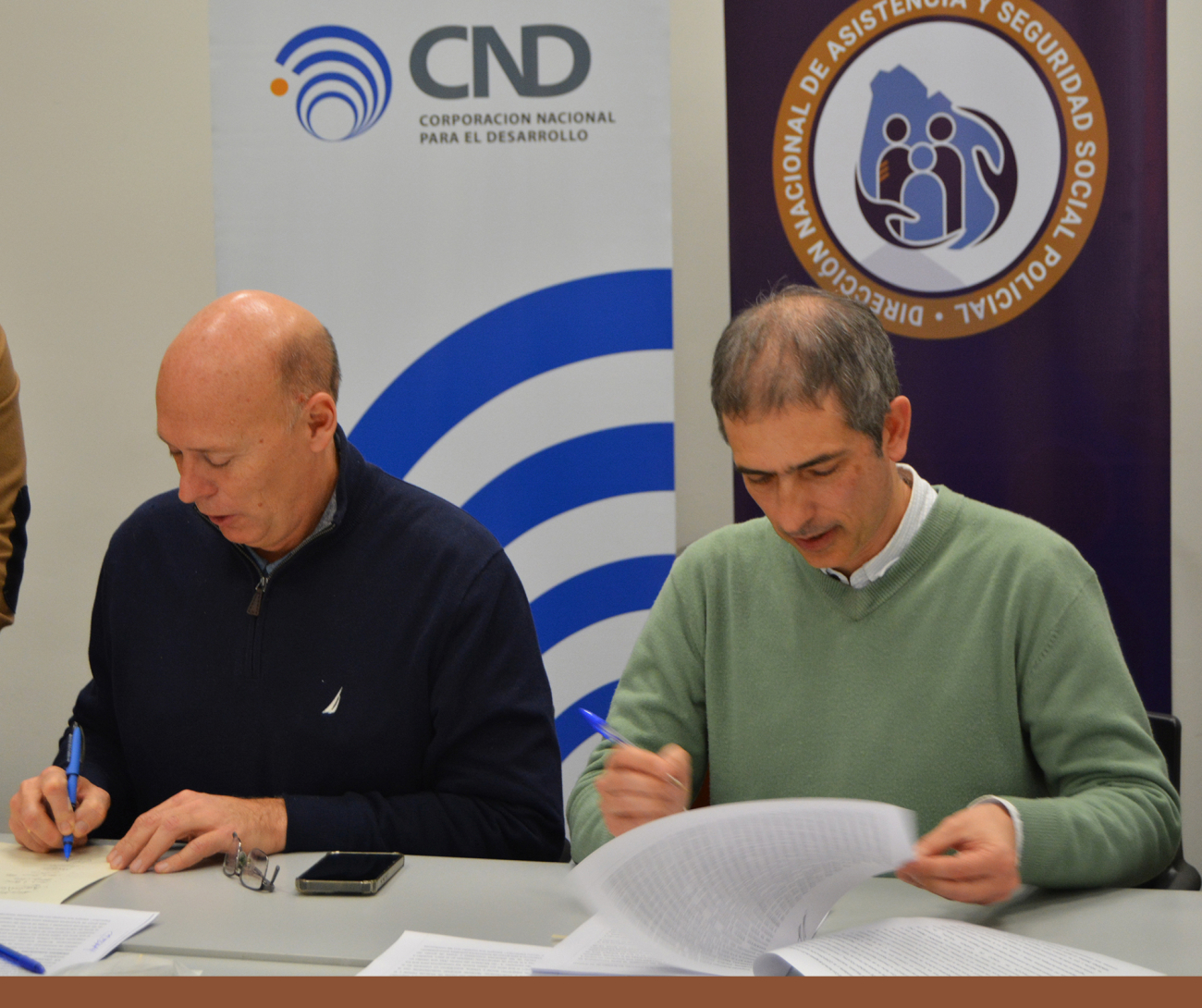 Mario Piacenza y Rafael Laureiro