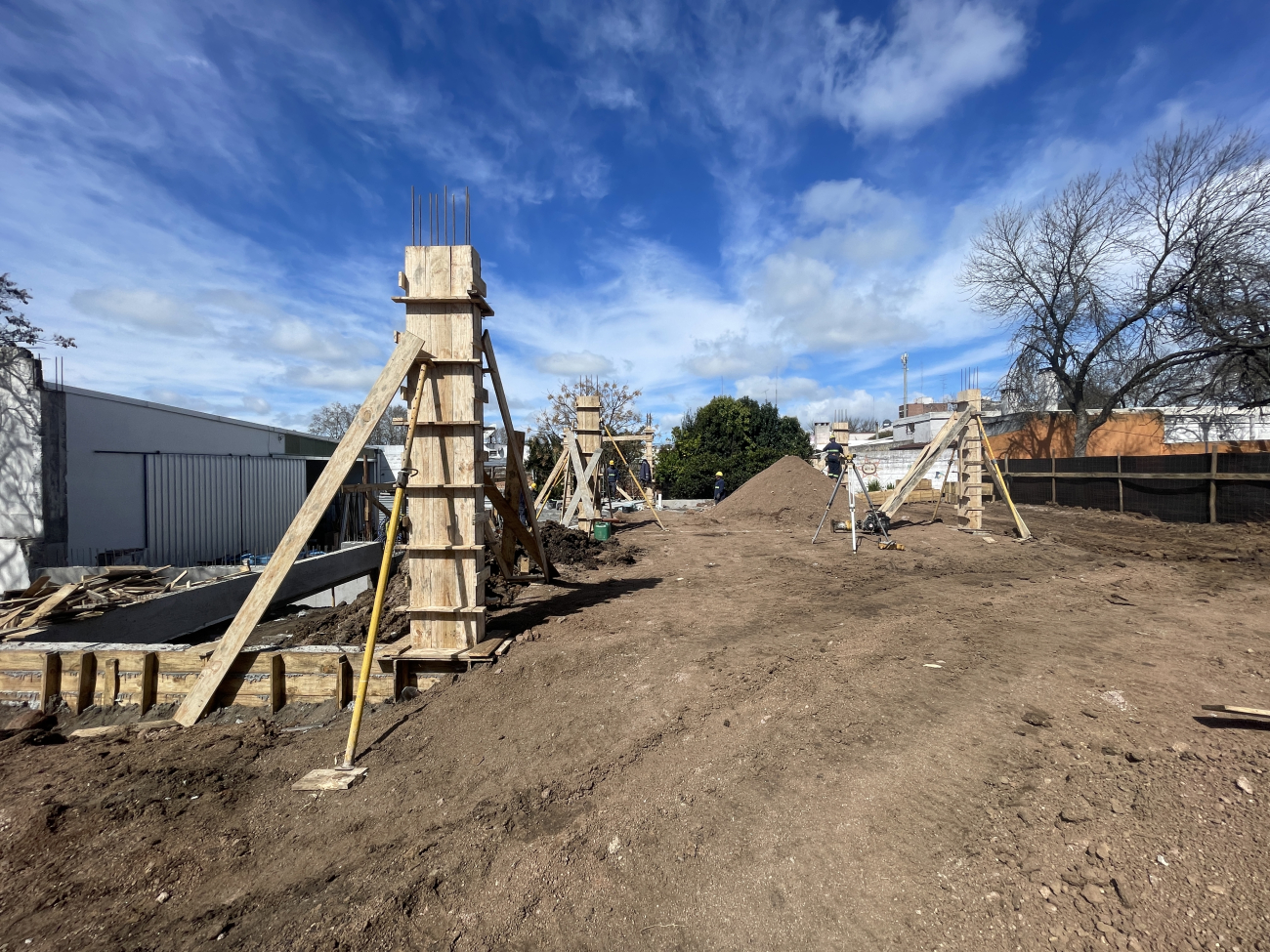 Predio de la ampliación de la Escuela 2 de Trinidad