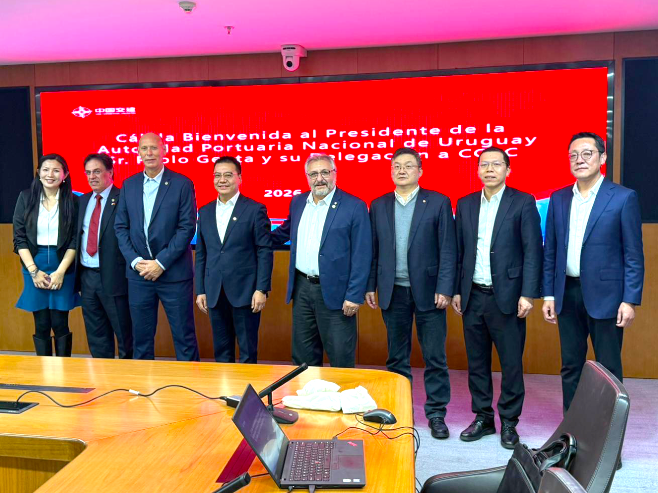 CND en reunión con China Communications Construction Company