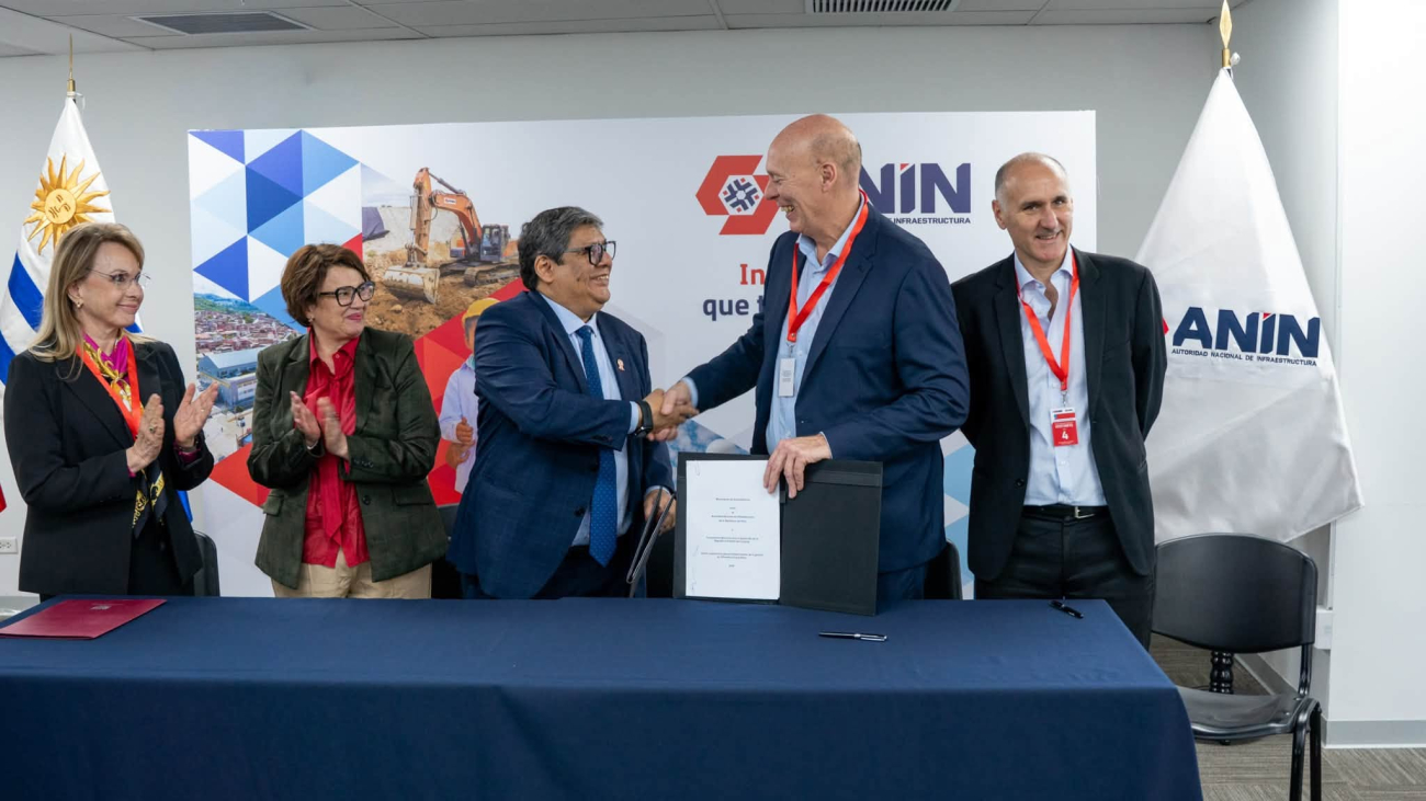 CND y ANIN de Perú firman memorando para fortalecer la cooperación en infraestructura pública. Fotografía: ANIN