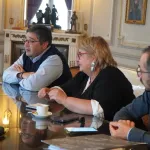 Ministra y equipo técnico