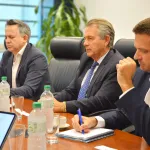 Gian Franco Carassale, Luiz Ros y Manuel Domenech