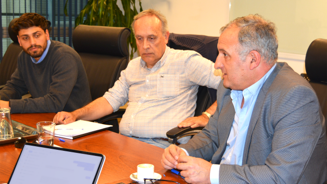 Intendente Daniel Ximénez y su equipo