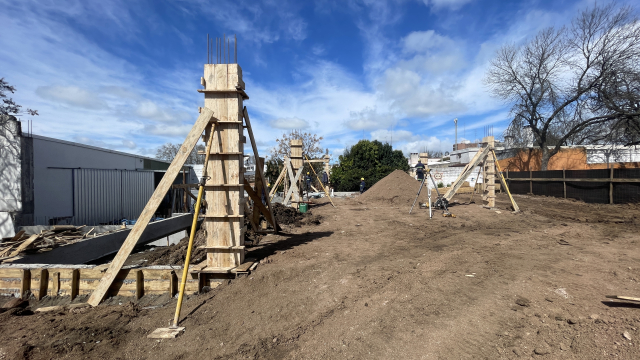 Predio de la ampliación de la Escuela 2 de Trinidad