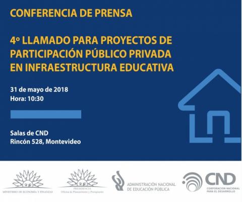 Conferencia de prensa: 4º llamado para proyectos PPP en Infraestructura Educativa